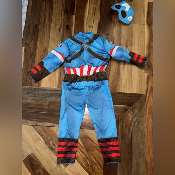 Marvel Captain America Costume sz 4T - Picture 3 of 5